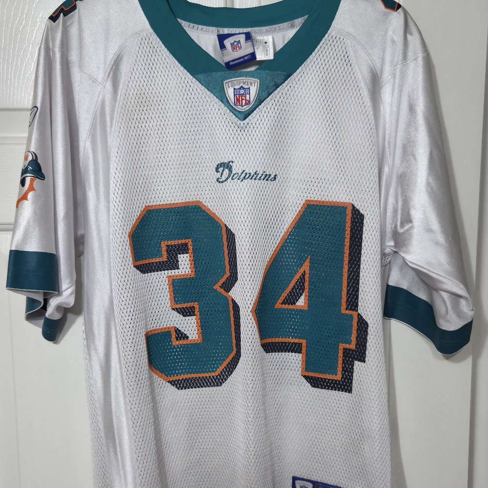 2002 Season Youth S NFL Reebok Miami Dolphins Ricky Williams #34 Jersey